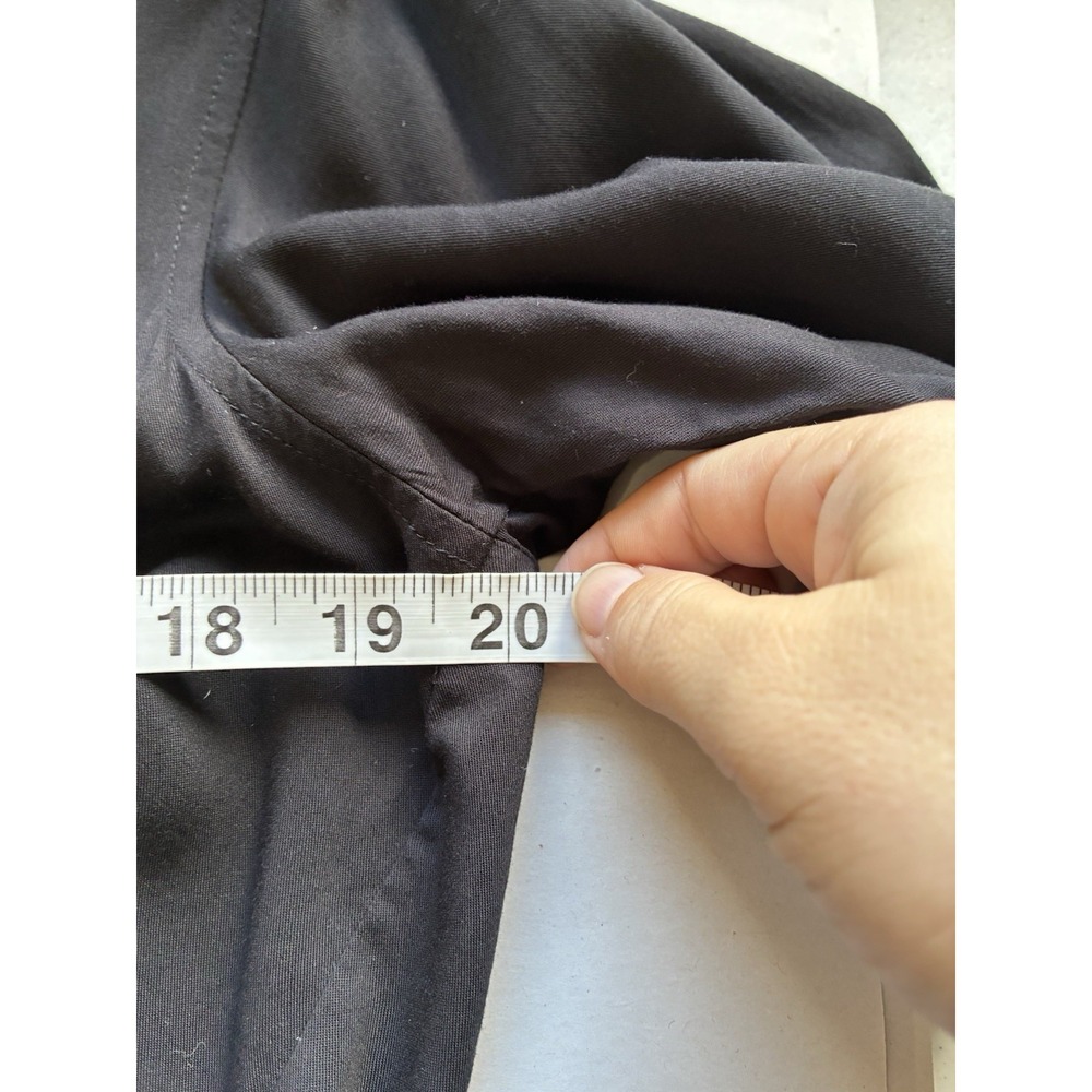 Wilfred free popover long sleeve tunictop Womens XS Black Oversized Rayon - Picture 6 of 7